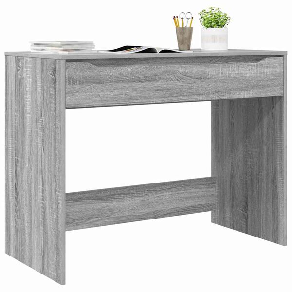 vidaXL Scrivania Grigio Sonoma 100 x 50 x 78 cm Legno multistrato