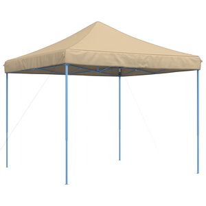 vidaXL Tenda Party 292 x 292 x 315 cm Beige Tessuto Oxford