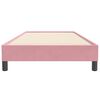 vidaXL Letto a Molle senza Materasso Rosa 100x220 cm in Velluto