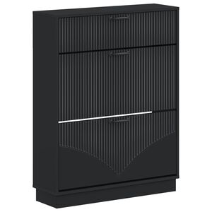 vidaXL Mobile per scarpe HOORN 78 x 24 x 100 cm Legno ingegnerizzato