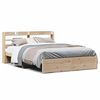 vidaXL Giroletto con Testiera 160x200 cm in Legno Massello di Pino