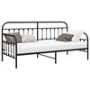 vidaXL Struttura per letto di giorno Nero 90 x 200 cm