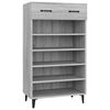 vidaXL Scarpiera Grigio Sonoma 60x35x105 cm in Legno Multistrato