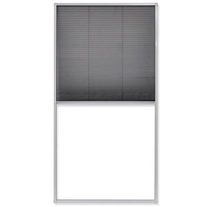 vidaXL Tenda Antiinsetti Plissettata da Finestra 80 x 160 cm