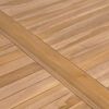 vidaXL Set da pranzo da giardino 7 pz 150x90 cm in legno massello di teak