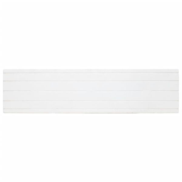 vidaXL Pannelli Murali 3D 14 pz Bianco e Rosso 100x25 cm EPS
