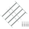 vidaXL Griglia di sicurezza per finestre con 4 barre trasversali 3 pz