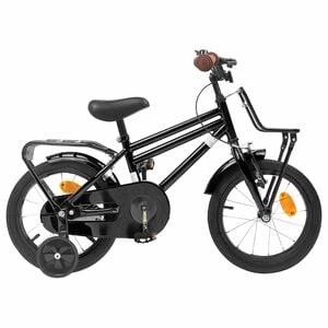 vidaXL Bicicletta per Bambini 12 Pollici per bambini di 2-4 anni Nero