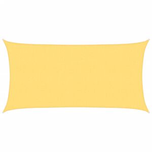 vidaXL Vela Parasole 160 g/m&sup2; Beige 2x3,5 m in HDPE