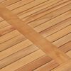 vidaXL Set da pranzo da giardino 5 pz 120x70 cm in legno massello di teak