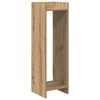 vidaXL Supporto per piante Rovere Artigianale 30 x 30 x 100 cm