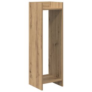 vidaXL Supporto per piante Rovere Artigianale 30 x 30 x 100 cm