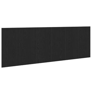 vidaXL Testiera del letto Rovere Nero Legno ingegnerizzato