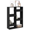 vidaXL Libreria Nera 100x33x135 cm in Legno Multistrato
