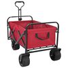 vidaXL Carrello Pieghevole Rosso 89 x 63 x 96 cm