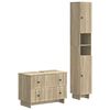 vidaXL Set di Armadi da Bagno da 2 Pezzi EDE Rovere Sonoma