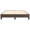 vidaXL Struttura Letto a Rete a Molle Marrone 140x200 cm in Similpelle