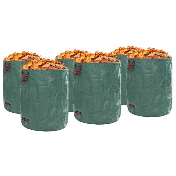 vidaXL Sacchi per Rifiuti da Giardino 12 pcs Verde 79 x 79 x 99,5 cm