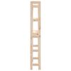 vidaXL Rastrelliera da Bagno 63x26x171 cm in Legno Massello di Pino