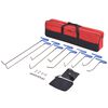 vidaXL Set 16 pz Rimozione Ammaccature senza Verniciatura Acciaio Inox
