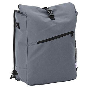 vidaXL Borsa per biciclette Grigio 33 x 16 x 60 cm Poliestere