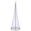 vidaXL Albero di Natale LED Blu 300 cm Metallo