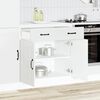 vidaXL Base da Cucina Kalmar Bianco in Legno Multistrato