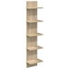 vidaXL Scaffale da parete Rovere Sonoma 22 x 15 x 100 cm