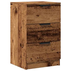 vidaXL Comodino Legno Vecchio 40x36x65 cm in Legno Multistrato