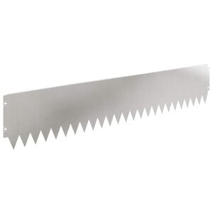 vidaXL Bordura per Prato 30 pcs 103 x 20 cm Acciaio Argento