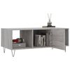 vidaXL Tavolino da Salotto Grigio Sonoma 102x50x40cm Legno Multistrato