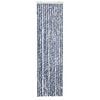 vidaXL Zanzariera Blu Bianco e Argento 56x185 cm Ciniglia