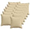 vidaXL Federa 12 pz HOUTEN Grigio Verde 40 x 40 cm corduroy