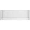 vidaXL Nicchia per doccia Argento 90 x 30 x 9,5 cm