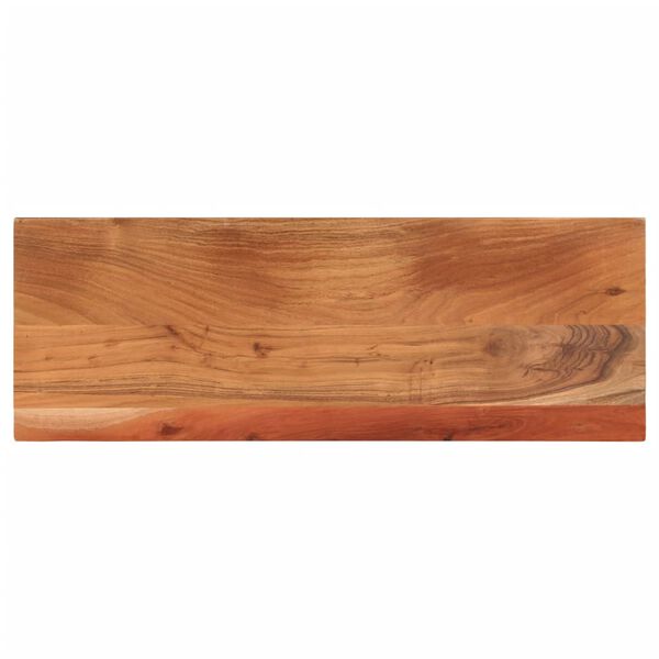vidaXL Piano Tavolo 70x30x3,8 cm Rettangolare Legno Massello Acacia