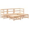 vidaXL Set Salotto da Giardino 5 pz in Legno Massello di Pino