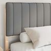 vidaXL Letto con Testiera Rivestita Grigio chiaro 160 x 200 cm