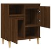 vidaXL Credenza Rovere Marrone 60x35x70 cm in Legno Multistrato