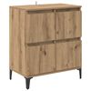 vidaXL Sideboards 2 pcs Rovere artigianale 60 x 35 x 70 cm