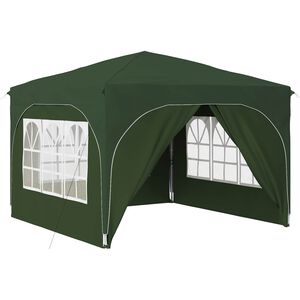 vidaXL Tenda per feste a pop-up 290 x 290 x 245 cm Verde