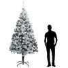 vidaXL Albero di Natale Artificiale con Neve Verde 300 cm PVC