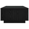 vidaXL Tavolino da salotto con cassetto Rovere Nero 95 x 55 x 31 cm