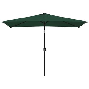 vidaXL Parasole 200 x 300 cm Verde Rettangolare