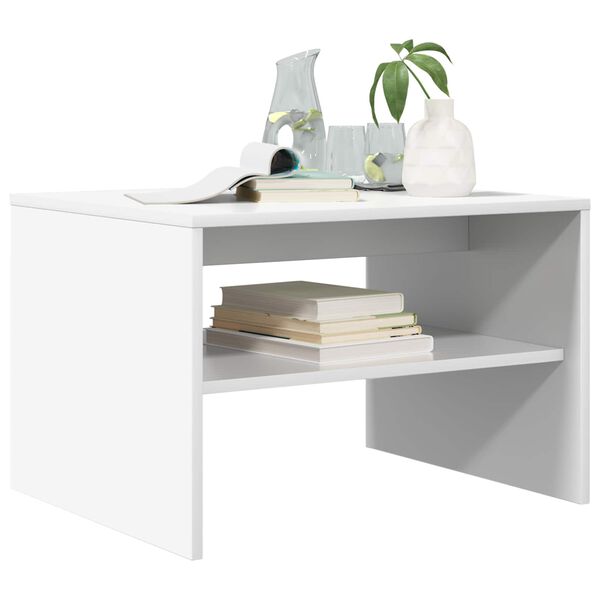vidaXL Tavolino da salotto Bianco 60 x 50 x 40 cm Legno multistrato