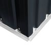 vidaXL Capanno Attrezzi da Giardino Antracite Acciaio 204x132x186 cm