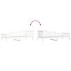 vidaXL Dormeuse senza Materasso Bianca 80x200 cm Legno Massello Pino