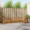 vidaXL Set divani 6 pcs Naturale Legno di Acacia Massello