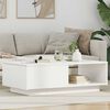 vidaXL Tavolino da salotto Bianco 95 x 55 x 31 cm Legno multistrato