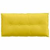 vidaXL Cuscino per Schiena Giallo Chiaro 100 x 19 x 50 cm Tessuto