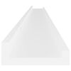 vidaXL Mensole da Parete 2 pz Bianche 115x9x3 cm